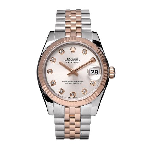 rolex datejust 31mm everose gold